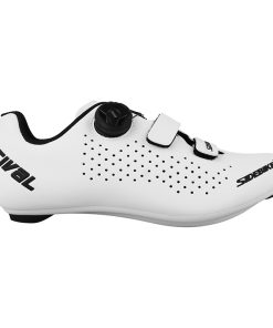 Chaussure Route Sidebike Rival Blanc T39 Fixation Boa Atop-Velcro Compatible Look-Shimano (Paire)