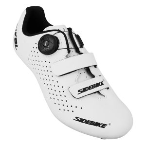 Alternative view of Chaussure Route Sidebike Rival Blanc T43 Fixation Boa Atop-Velcro Compatible Look-Shimano (Paire)