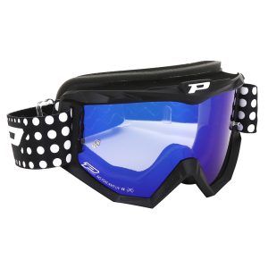 Alternative view of Masque-Lunettes Cross Progrip 3201 Fl Atzaki Multilayered Noir Mat Ecran Miroir Bleu Anti-Rayures-Anti U.v. Compatible avec Port Lunettes de Vue (Homologue Ce-en Ac-12072 Rev.1)