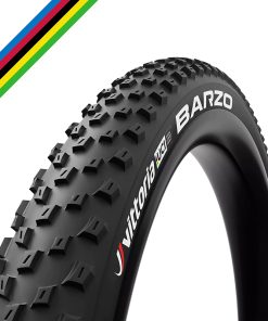 Pneu VTT 29 X 2.10 Vittoria Barzo UCI Rainbow Noir Tubeless Ready TS (54-622) - Terrain Mixte - (Offre Speciale)