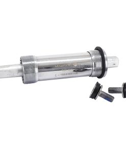 Boitier Pedalier Carre Alu A Roulement 159,5 MM pour Fatbike (Boite de 100 MM Diam 25,5 MM) Filetage Anglais - Bsc - 1,37x24