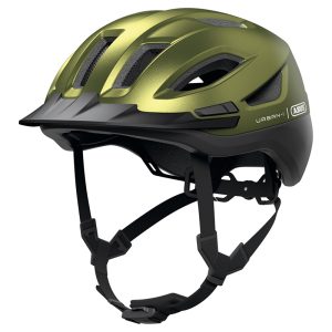 Alternative view of Casque Velo Adulte Abus Urban-I 4.0 Vert Poivre Taille M (54-58cm) Reglage Molette - Eclairage Arriere Usb (Vendu A l'Unite en Boite)