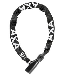 Antivol Velo Chaine A Cle Axa Absolute Diam 8 MM L0.90M Noir - Niveau Protection Eleve pour Velo Electrique - Securite Niveau 9-15