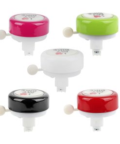 Sonnette Timbre I Love My Bike (Presentoir de 12 Sonnettes) Noir - Rouge - Blanc - Vert - Rose