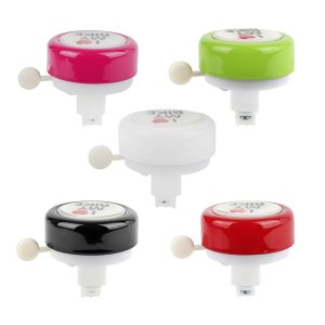 Sonnette Timbre I Love My Bike (Presentoir de 12 Sonnettes) Noir - Rouge - Blanc - Vert - Rose