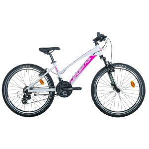 Alternative view of Velo Musculaire VTT 24 Leader Fox Spider 2026 Fille Blanc 7V (Taille Enfant 135 À 145 CM)