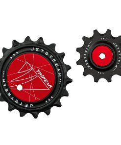 Galet Derailleur Aopw-Aero Tripeak 12-18 Dents Ceramique 12x2V. Shimano Dura-Ace R9200, Ultegra R8100, 105, SLX 7100, SRAM Axs Red E1-FORCE E1 Rouge (Vendu au Kit) (Garantie 4 Ans)