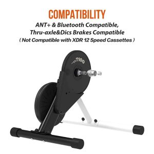 Alternative view of Home Trainer Magene T100 Compatible Blocage Rapide et Axe Traversant - Utilisation sans Roue Arriere -