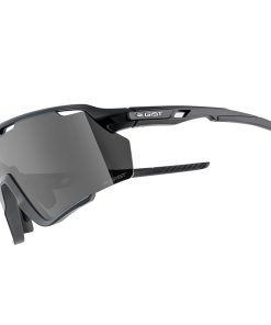 Lunettes Velo Adulte Gist Nova Monture Noir Verre Fume Polycarbonate (Protection 100% contre UVA, UVB, Uvc et Lumiere Bleue) Compatible Clip Verres Correcteurs Ref 225388
