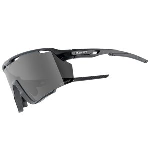 Lunettes Velo Adulte Gist Nova Monture Noir Verre Fume Polycarbonate (Protection 100% contre UVA