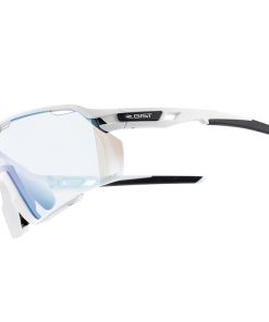 Lunettes Velo Adulte Gist Nova Monture Blanc Verre Photocromic Qui s'Adaptent Automatiquement A la Luminosite Protection 100% UV - (Verre Cat 1-3) Compatible Clip Verres Correcteurs Ref 225388