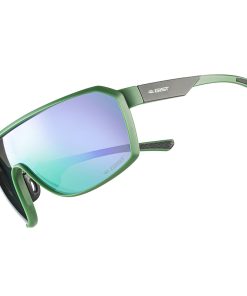 Lunettes Velo Adulte Gist Range Monture Vert Mat - Protection 100% UV - UVA - UVB - (Verre Cat 3)
