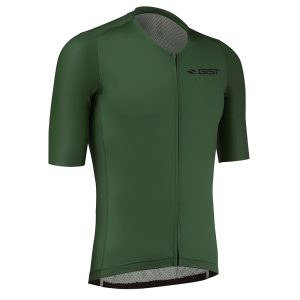 Maillot Gist Homme Podium Manches Courtes Zip Total Vert S - 5359