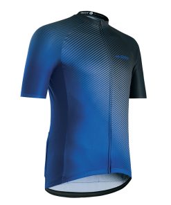 Maillot Gist Homme Flow Manches Courtes Zip Total Bleu XXXL - 5349