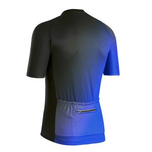 Alternative view of Maillot Gist Homme Flow Manches Courtes Zip Total Bleu XXXL - 5349