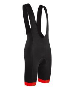 Cuissard Court Gist Flow A Bretelles Fond Coolmax Noir Bords Rouge XXXL - 5116