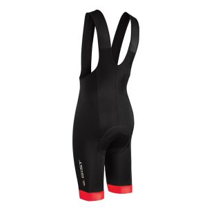 Alternative view of Cuissard Court Gist Flow A Bretelles Fond Coolmax Noir Bords Rouge XXXL - 5116