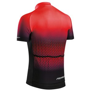 Alternative view of Maillot Gist Enfant Manches Courtes Zip Total Rouge Degrade 6-8 Ans - 8105