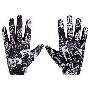 Gants Velo VTT Long Gist Faster Deco Cool M (Paire sur Carte) sans Velcro Compatible Ecran Tactile - 5551