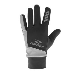 Gants Velo Hiver Long Gist Roubaix Reflex Noir Long XXL (Paire sur Carte) Compatible Ecran Tactile - 0085