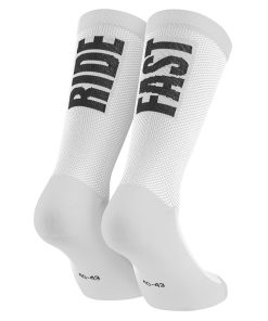 Chaussettes - Socquettes Ete Gist Ride Fast Blanc 36-39 Antibacterien - Hauteur 22cm (Paire) - 5875