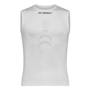 Maillot Gist Homme sans Manches Blanc S-M - 0020
