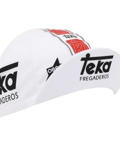 Casquette Velo Equipe Vintage Teka Blanc