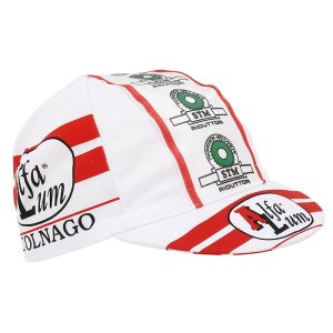 Alternative view of Casquette Velo Equipe Vintage Alfa Lum Blanc