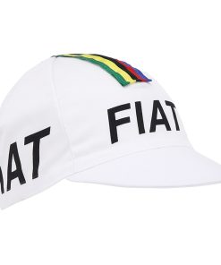 Casquette Velo Equipe Vintage Fiat Blanc