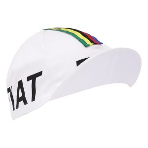 Alternative view of Casquette Velo Equipe Vintage Fiat Blanc
