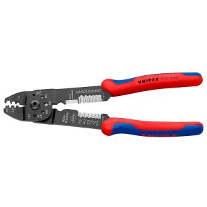 Alternative view of Pince A Sertir Universelle Pro Knipex Compact Preciforce 230mm avec Poignee Ergonomique pour Cosses et Connecteurs Non Isoles (97 21 215 B) - Made In Germany-