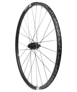 Roue Gravel Disque 700 Dt Swiss G1800 Spline Double Paroi Avant Moyeu Dynamo Centerlock Tubeless Ready Axe Traversant 12-100mm Noir Jante 24C - Poids Max 130 kg-