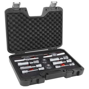 Outil Coffret - Malette Tripeak Presse Roulements pour Moyeux (8-9-10-12-15-17-20-25mm) - 12 Outils Indispensables