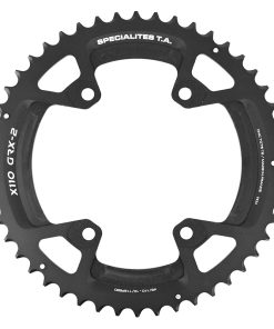 Plateau Gravel 4BRA D.110 pour Shimano Grx Double Ta X110 Exterieur 48DTS Compatible RX600-RX810 Noir 10-11V.