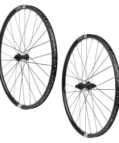Roues Gravel 700 Dt Swiss HG1800-25 Spline Disc Centerlock Axe 12-100mm et 12-142mm Cassette Shimano Microspline 12V. Noir (Hauteur Jante 25mm) - Poids Max 140 kg - (Vendu A la Paire)
