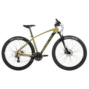 Alternative view of Velo Musculaire VTT 29 Leader Fox Jasper 2026 Kaki Mat 7V Cadre 18 Pouces (Taille Adulte 170 À 178 CM)