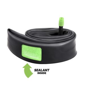 Alternative view of Chambre A Air Velo 27.5 X 2.35-3.0 Slime Valve Schrader Obus Demontable avec Liquide Anti-Crevaison - Compatible VAE-