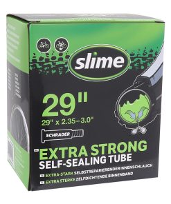 Chambre A Air Velo 29 X 2.35-3.0 Slime Valve Schrader Obus Demontable avec Liquide Anti-Crevaison - Compatible VAE-