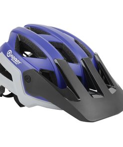 Casque Velo Adulte Auvray VTT Stronger In-Mold Bleu-Gris Taille M (56-59cm) Reglage Molette (Offre Speciale)
