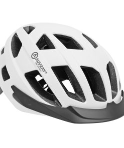 Casque Velo Adulte Auvray Protect Urbain Blanc In-Mold Taille M (54-58cm) Reglage Molette (Offre Speciale)