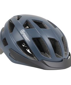Casque Velo Adulte Auvray Protect Urbain Bleu In-Mold Taille L (59-63cm) Reglage Molette (Offre Speciale)