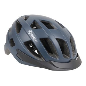 Casque Velo Adulte Auvray Protect Urbain Bleu In-Mold Taille M (54-58cm) Reglage Molette (Offre Speciale)