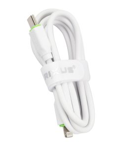 Cable de Chargement Usb-C Rixus Blanc 5V 20W pour Apple Lightning (Vendu A l'Unite) - RX2022S-