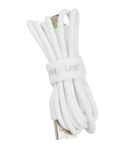 Cable de Chargement Usb-a vers Usb-C Rixus Blanc 12W (Vendu A l'Unite) - RXUB81CS-