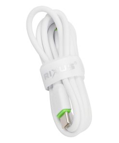 Cable de Chargement Usb-C vers Usb-C Rixus Blanc 60W (Vendu A l'Unite) - RX2015S-
