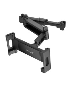 Support Tablette Rixus A Bras Telescopique Noir Fixation Appui-Tete pour Passager Arriere Voiture (Vendu A l'Unite) - RXHW12-