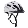 Casque velo adulte newton route-vtt sport gris clair mat in-mold fermeture boucle fidlock taille 55-58 avec visiere et lock (vendu en boite)