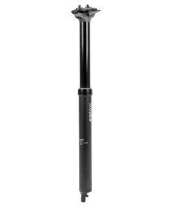 Tige de selle VTT telescopique atlas pro alu noir diam. 30.9 l428mm (reglage par cable interne debattement 150mm) manette commande au cintre