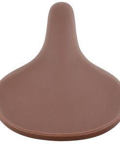 Alternative view of Selle newton city relax unisex marron avec elastomeres 268x260mm rail acier - super large
