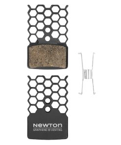 Plaquette de frein route Magura mt2 - mt4 - mt6 - mt8 (newton graphene organic avec ailette refroidisseur) (paire sur carte)